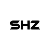 shz brief logo ontwerp, inspiratie voor een uniek identiteit. modern elegantie en creatief ontwerp. watermerk uw succes met de opvallend deze logo. vector