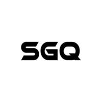 sgq brief logo ontwerp, inspiratie voor een uniek identiteit. modern elegantie en creatief ontwerp. watermerk uw succes met de opvallend deze logo. vector