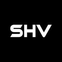 shv brief logo ontwerp, inspiratie voor een uniek identiteit. modern elegantie en creatief ontwerp. watermerk uw succes met de opvallend deze logo. vector