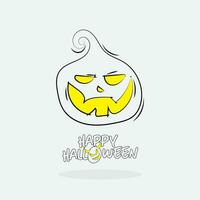 halloween ornament geïsoleerd Aan wit achtergrond, vector illustratie. ontwerp element.