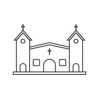 kerk icoon vector