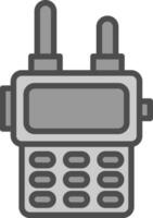 walkie talkie vector icoon ontwerp