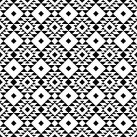 naadloos meetkundig patroon. zwart en wit achtergrond. vector