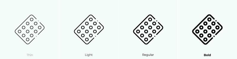 tablet icoon. dun, licht, regelmatig en stoutmoedig stijl ontwerp geïsoleerd Aan wit achtergrond vector