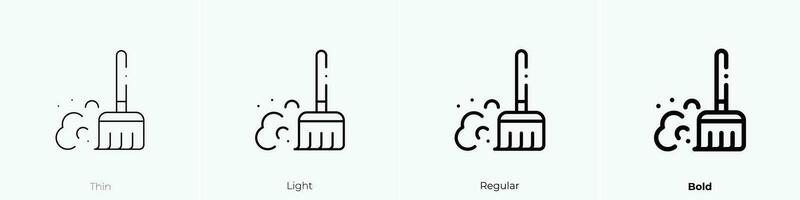 vegen icoon. dun, licht, regelmatig en stoutmoedig stijl ontwerp geïsoleerd Aan wit achtergrond vector