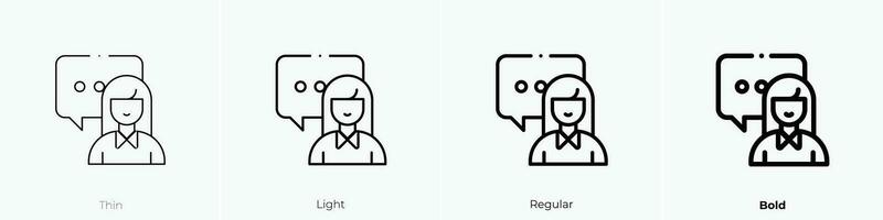 pratend icoon. dun, licht, regelmatig en stoutmoedig stijl ontwerp geïsoleerd Aan wit achtergrond vector