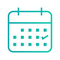 Zakelijke kalender Vector Icon