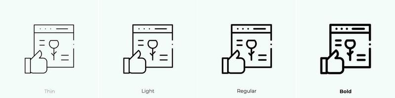 tatoeëren icoon. dun, licht, regelmatig en stoutmoedig stijl ontwerp geïsoleerd Aan wit achtergrond vector