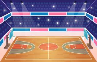 basketbal stadion achtergrond vector