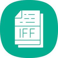 iff het dossier formaat vector icoon ontwerp