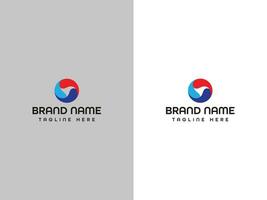 brief logo ontwerp vector