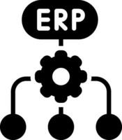 solide icoon voor epr vector