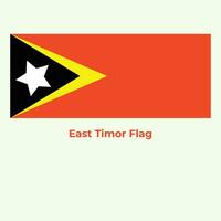 de oosten- Timor vlag vector