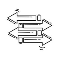 e-commerce verbindingspictogram. handgetekende pictogrammenset, overzicht zwart, doodle pictogram, vector icon