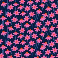 exotisch hand- getrokken bloemen, naadloos patronen met bloemen voor kleding stof, textiel, kleding, omhulsel papier, omslag, banier, huis decor, abstract achtergronden. vector