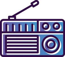 radio vector icoon ontwerp