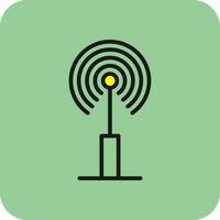 radio antenne vector icoon ontwerp