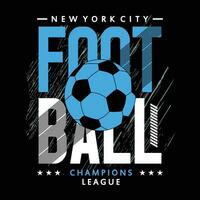 Amerikaans voetbal nieuw york typografie grafisch ontwerp illustratie vector, t overhemd afdrukken, sporten vector