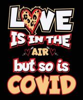 liefde is in de lucht maar zo is covid vector