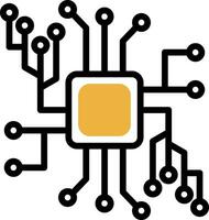 circuits vector icoon ontwerp
