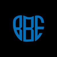 bbe brief logo creatief ontwerp. bbe uniek ontwerp. vector