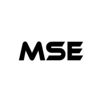 mse brief logo ontwerp, inspiratie voor een uniek identiteit. modern elegantie en creatief ontwerp. watermerk uw succes met de opvallend deze logo. vector