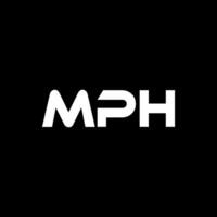 mph brief logo ontwerp, inspiratie voor een uniek identiteit. modern elegantie en creatief ontwerp. watermerk uw succes met de opvallend deze logo. vector