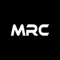 mrc brief logo ontwerp, inspiratie voor een uniek identiteit. modern elegantie en creatief ontwerp. watermerk uw succes met de opvallend deze logo. vector