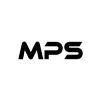 mps brief logo ontwerp, inspiratie voor een uniek identiteit. modern elegantie en creatief ontwerp. watermerk uw succes met de opvallend deze logo. vector