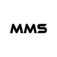 mms brief logo ontwerp, inspiratie voor een uniek identiteit. modern elegantie en creatief ontwerp. watermerk uw succes met de opvallend deze logo. vector