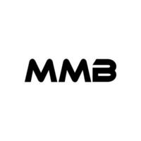 mmb brief logo ontwerp, inspiratie voor een uniek identiteit. modern elegantie en creatief ontwerp. watermerk uw succes met de opvallend deze logo. vector