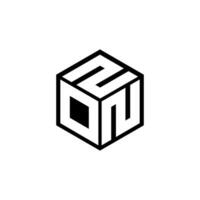 dnz brief logo ontwerp, inspiratie voor een uniek identiteit. modern elegantie en creatief ontwerp. watermerk uw succes met de opvallend deze logo. vector
