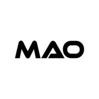 mao brief logo ontwerp, inspiratie voor een uniek identiteit. modern elegantie en creatief ontwerp. watermerk uw succes met de opvallend deze logo. vector