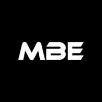 mbe brief logo ontwerp, inspiratie voor een uniek identiteit. modern elegantie en creatief ontwerp. watermerk uw succes met de opvallend deze logo. vector