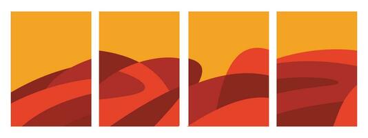 reeks van gelukkig diwali abstract achtergrond. vloeistof Golf modieus ontwerp. golvend diwali festival achtergrond vector