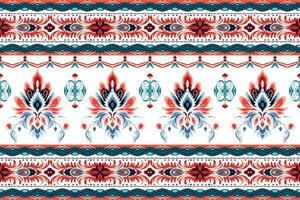 abstract etnisch grens patronen ontwerp. aztec kleding stof textiel mandala decoratief. tribal inheems motief traditioneel borduurwerk vector achtergrond