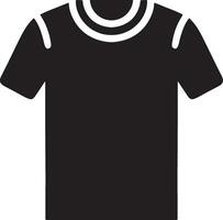 elegant t-shirt grafisch - de perfect draagbaar icoon. koel vlak stijl t-shirt icoon. vector