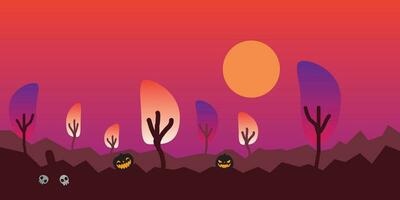 vector achtergrond ontwerp met halloween thema