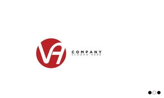 va alfabet letters initialen monogram logo av, v en a vector