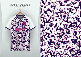 achtergronden voor sport- Jersey, voetbal truien, rennen truien, racing truien, grunge patroon, Purper en roze vector