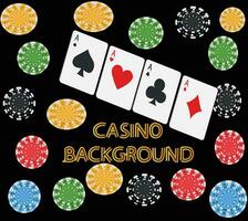 casino poker spel vector