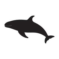 walvis silhouet vector