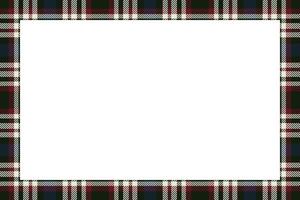 wijnoogst kader vector. Schots grens patroon retro stijl. Schotse ruit plaid ornament. vector