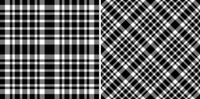 naadloos patroon plaid van achtergrond structuur vector met een kleding stof controleren Schotse ruit textiel.