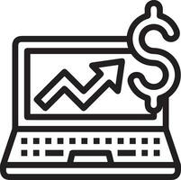 groei bedrijf icoon symbool vector afbeelding. illustratie van de vooruitgang schets infographic strategie ontwikkeling ontwerp beeld