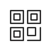 qr code icoon illustraties vector grafiek