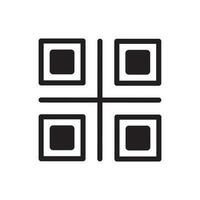 qr code icoon illustraties vector grafiek