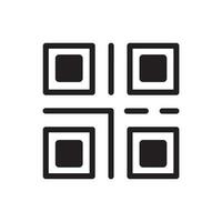 qr code icoon illustraties vector grafiek