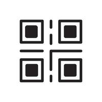 qr code icoon illustraties vector grafiek