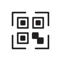 qr code icoon illustraties vector grafiek